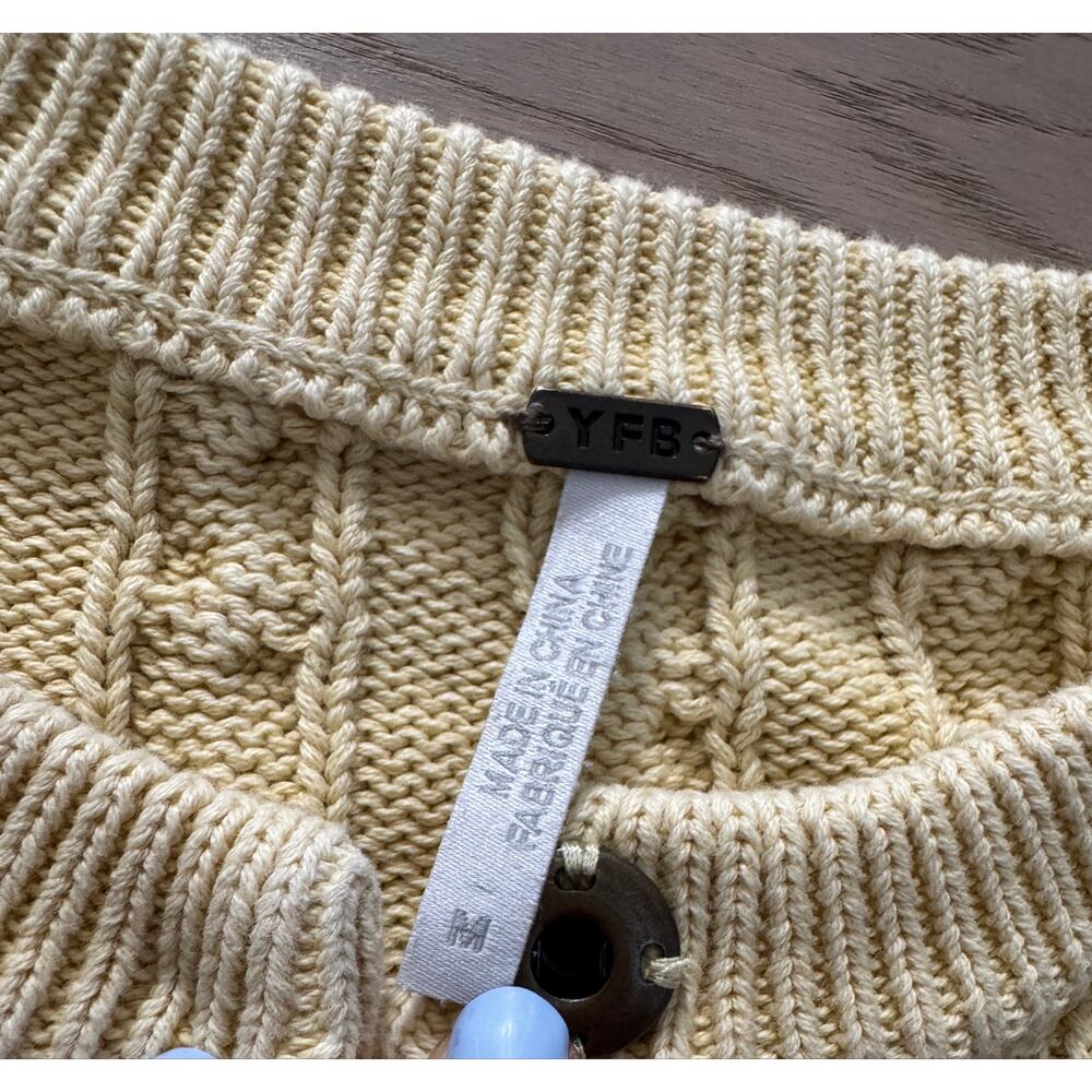 MSRP: $198 ✨ Young Fabulous & Broke Reworked Knit Cardigan – Size M (fits S-M)✨ - Picture 7 of 10